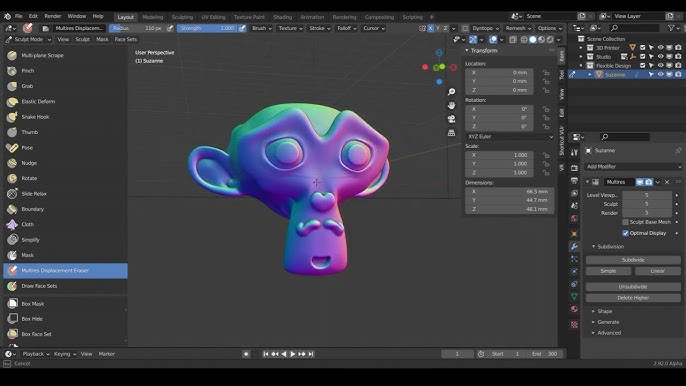 Blender导入模型后找不到在哪里怎么解决