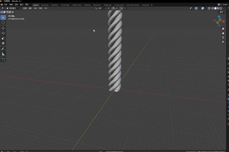 blender麻绳（绳子）建模教程