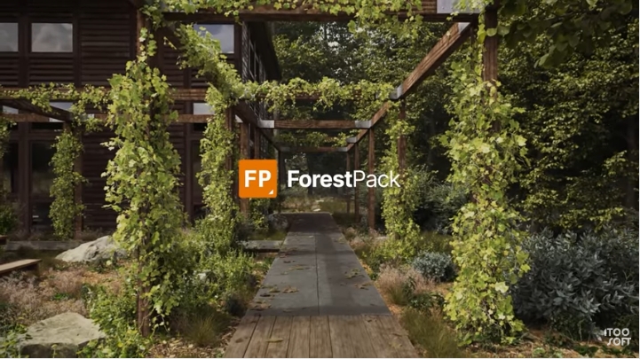 3ds Max插件Forest Pack 9.0版森林树木植被插件更新内容