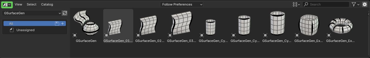 Blender新插件Gsurface Gen安装方法