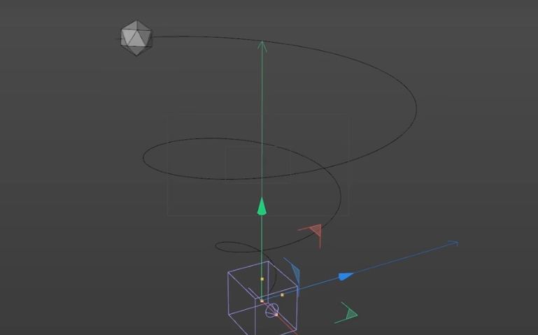 C4D物体沿路径运动第二种方法