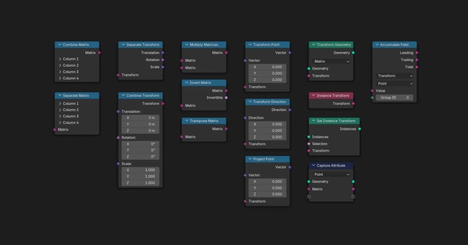 Blender 4.2 LTS新功能的节点